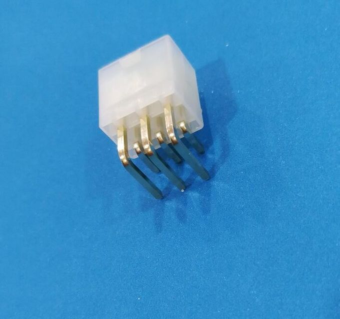 Συνδετήρας 4.2mm επιγραφών PCB Conn 6pos νάυλον φυσικός τον πλαστικό μετα χρυσό που καλύπτεται με
