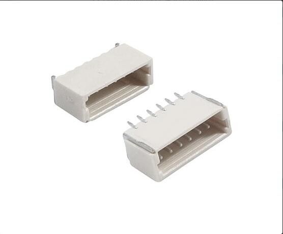 SH Male Connector 6 Pin Pitch 1.0mm , 0.5A  50V Horizontal With Material LCP, UL94V-0