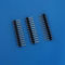 Κίνα Pitich 2.54mm συνδετήρας επιγραφών καρφιτσών SMT, μαύροι χρώματος ενιαίοι συνδετήρες καρφιτσών υπόλοιπου κόσμου ηλεκτρικοί εξαγωγέας