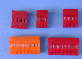 Κίνα κόκκινο χρώμα συνδετήρων πισσών IDC 2.54mm με το εφαρμόσιμο AWG #22 καλωδίων - #28 εργοστάσιο